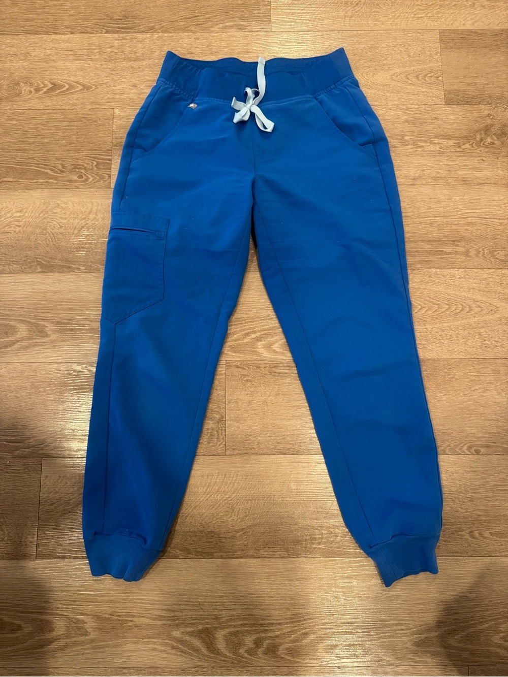 Figs Royal Blue Drawstring Jogger Pants